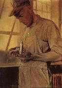 Grant Wood The Product checker china oil painting reproduction